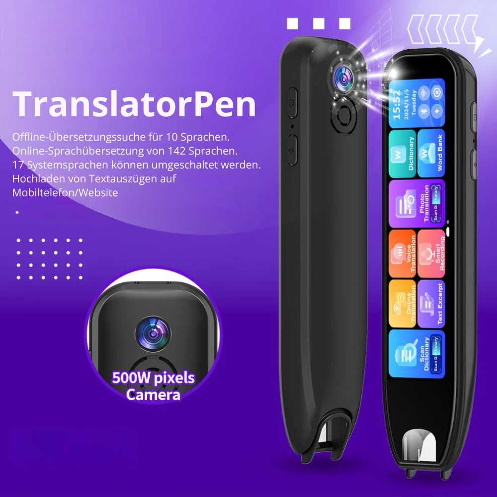 TranslatorPen™ |📣 Entdecken Sie den revolutionären TranslatorPen mit HD-Kamera! 🌍✈️