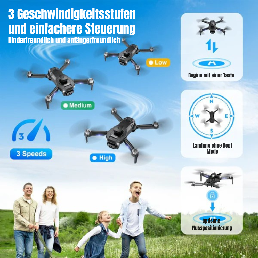 SkyGlide™ Pro | Professionelle Drohne für Luftaufnahmen
