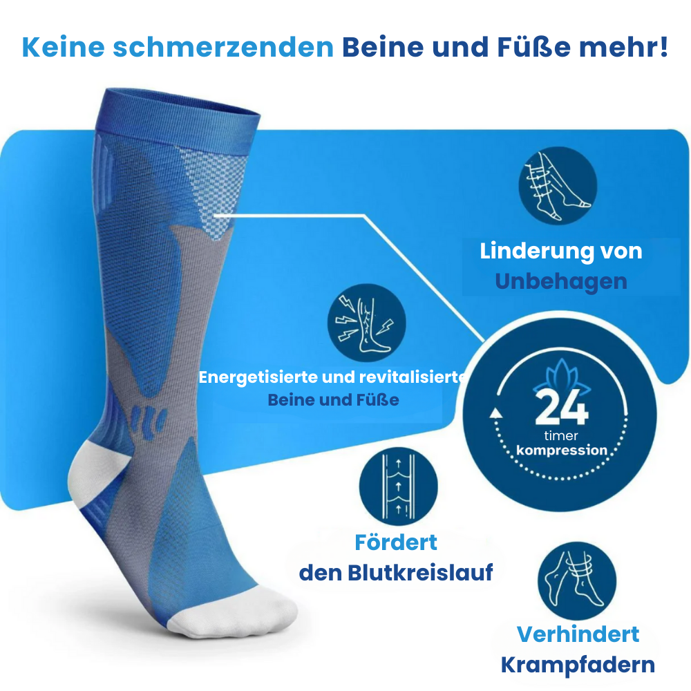 MediSox™ - Kompressionssocken für schmerzfreie Beine und Füße