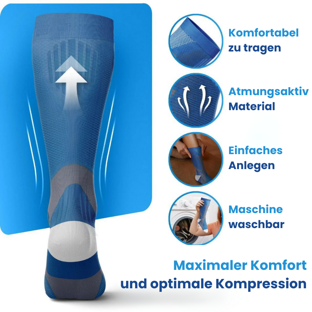 MediSox™ - Kompressionssocken für schmerzfreie Beine und Füße