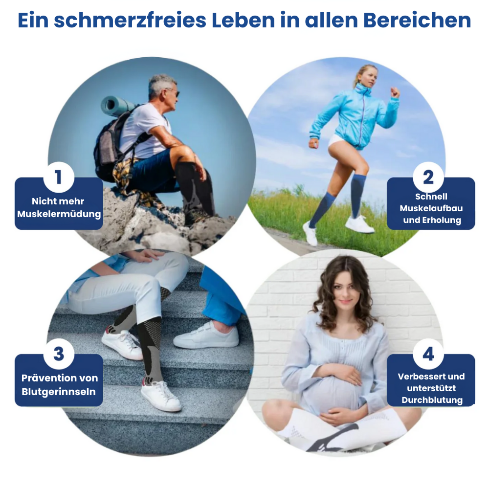 MediSox™ - Kompressionssocken für schmerzfreie Beine und Füße